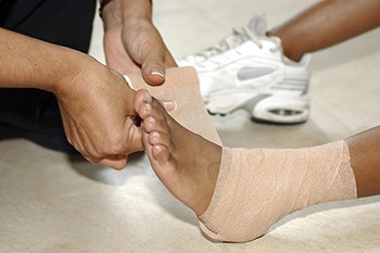 sprained ankle treatment in the Farmington, MI 48335 area.